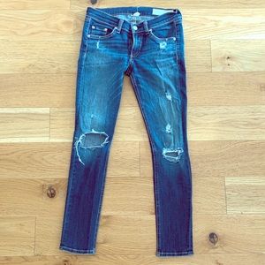✨SALE✨ rag & bone skinny dre distressed jeans